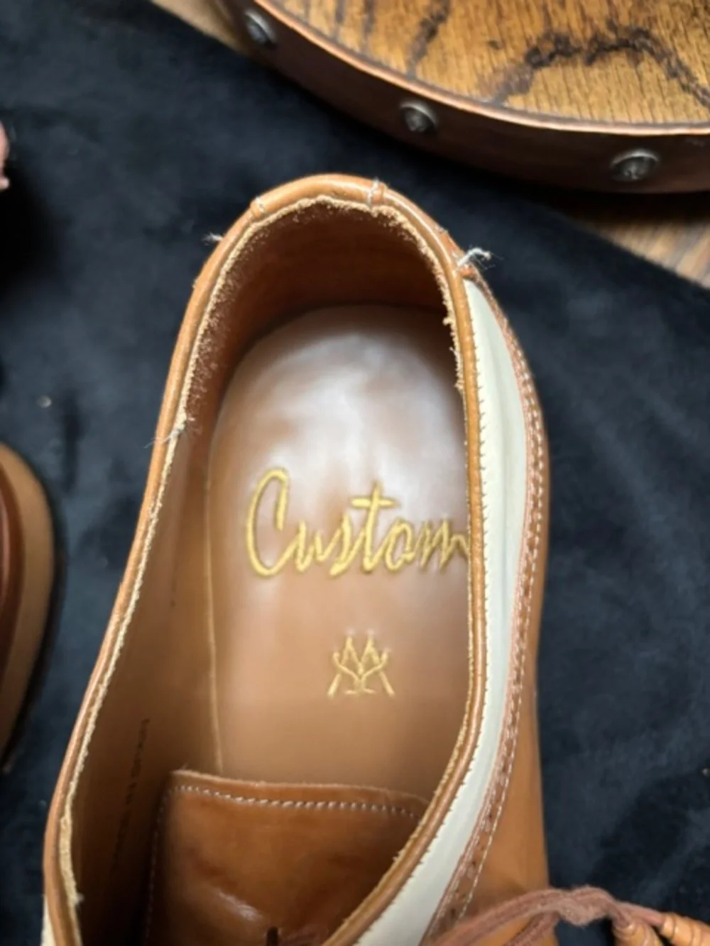 Mezlan Muro two tone derby dress shoes- Gorgeous- SZ9